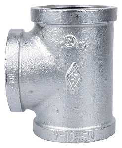 ProSource 11A-2G Pipe Tee, 2 in, FIPT, Steel, 40 Schedule, 300 psi Pressure