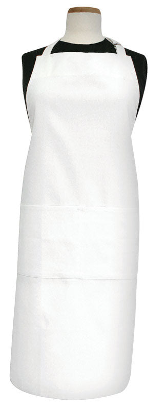 Ritz 2 pocket White Cotton Solid Apron, Pack of 3