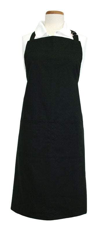 Ritz 2 pocket Black Cotton Solid Apron, Pack of 3