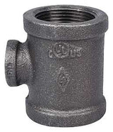ProSource B130R 32X15 Pipe Tee, 1/2 x 1-1/4 in, Threaded, Malleable Iron, SCH 40 Schedule, 300 PSI Pressure
