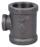 ProSource B130R 32X15 Pipe Tee, 1/2 x 1-1/4 in, Threaded, Malleable Iron, SCH 40 Schedule, 300 PSI Pressure