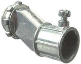 Halex 03705B Offset Connector, 1/2 in, Zinc