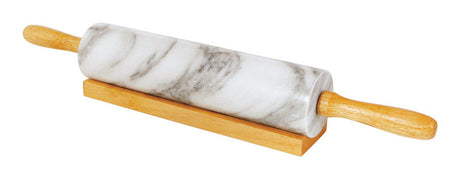 Fox Run 18 in. L X 2.5 in. D Marble Rolling Pin White