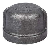 ProSource 18-1B Pipe Cap, 1 in, Threaded, Malleable Iron, 40 Schedule, 300 psi Pressure