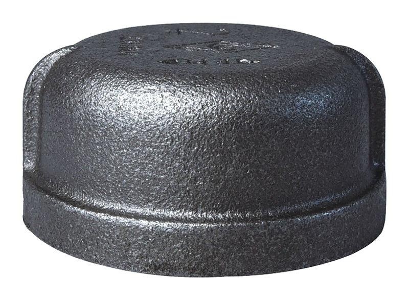 ProSource 18-2B Pipe Cap, 2 in, FIP, Malleable Iron, 40 Schedule, 300 psi Pressure