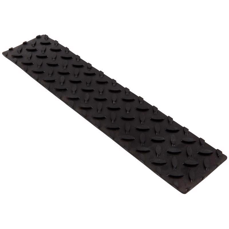 Keeper Safety Step 4 in. W X 17.5 in. L Gray Rubber Stair Tread, Pack of 12