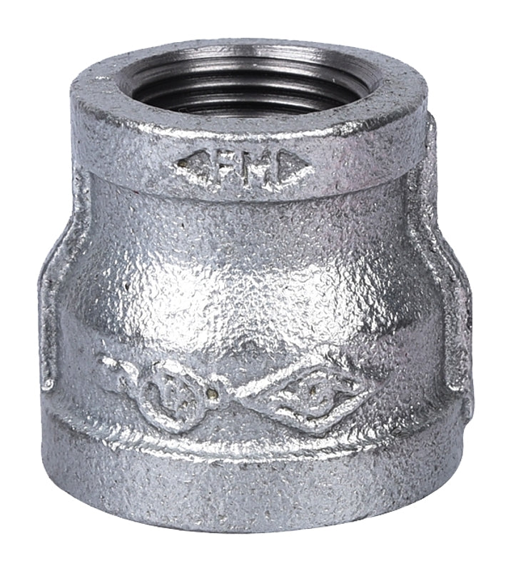 ProSource 24-1X3/4G Reducing Pipe Coupling, 1 x 3/4 in, Threaded, Steel, 40 Schedule, 300 psi Pressure