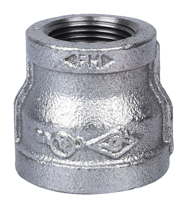 ProSource 24-1X3/4G Reducing Pipe Coupling, 1 x 3/4 in, Threaded, Steel, 40 Schedule, 300 psi Pressure