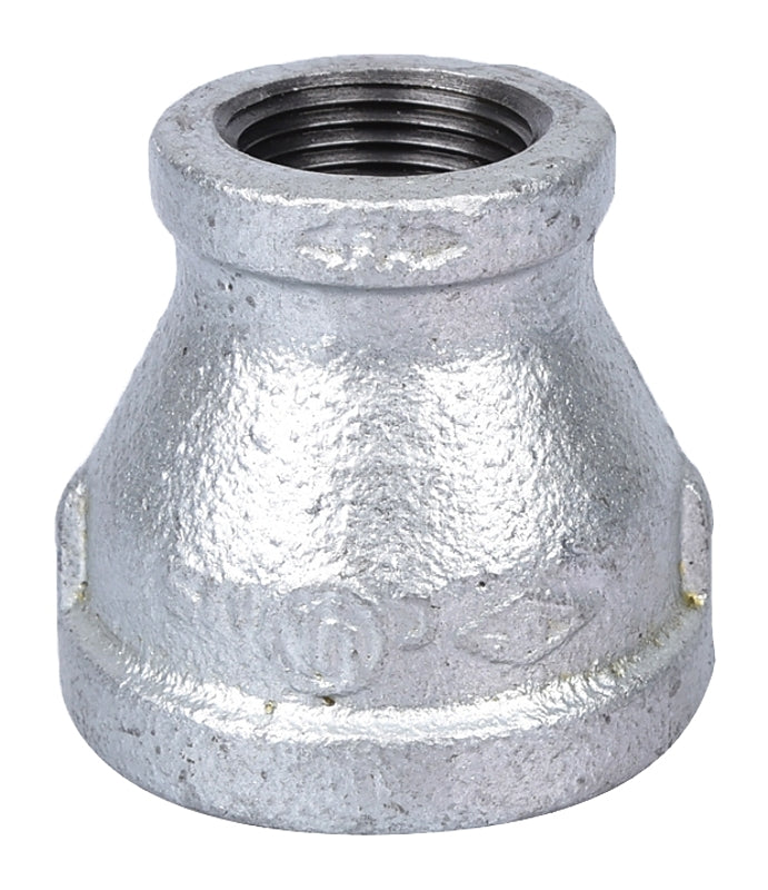 ProSource 24-11/4X3/4G Reducing Pipe Coupling, 1-1/4 x 3/4 in, Threaded, Steel, 40 Schedule, 300 psi Pressure