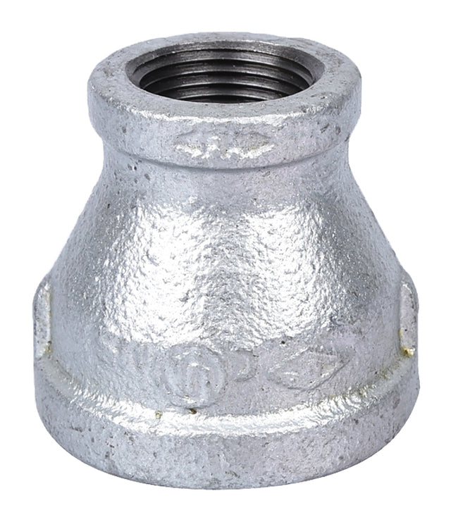 ProSource 24-11/4X3/4G Reducing Pipe Coupling, 1-1/4 x 3/4 in, Threaded, Steel, 40 Schedule, 300 psi Pressure