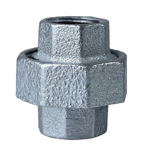 ProSource 34B-1/2G Pipe Union, 1/2 in, Threaded, Iron, 40 Schedule, 300 psi Pressure