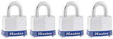 Master Lock 3008D Padlock, Keyed Alike Key, 9/32 in Dia Shackle, 3/4 in H Shackle, Steel Shackle, Steel Body, Laminated