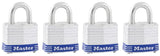 Master Lock 3008D Padlock, Keyed Alike Key, 9/32 in Dia Shackle, 3/4 in H Shackle, Steel Shackle, Steel Body, Laminated