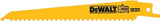 DEWALT DW4802B Reciprocating Saw Blade, 6 in L, 6 TPI