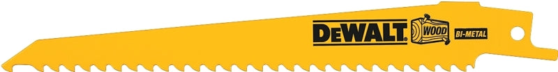 DEWALT DW4802B Reciprocating Saw Blade, 6 in L, 6 TPI, Pack of 100