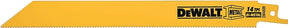 DEWALT DW4809B25 Reciprocating Saw Blade, Applicable Materials: Angle Iron, Fiberglass, Hard Rubber, 3/4 in W