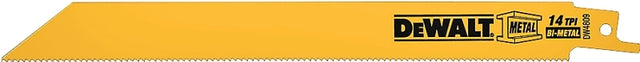 DEWALT DW4809B25 Reciprocating Saw Blade, Applicable Materials: Angle Iron, Fiberglass, Hard Rubber, 3/4 in W