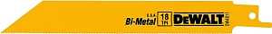 DEWALT DW4811B25 Reciprocating Saw Blade, Applicable Materials: Angle Iron, Metal, Rubber, 3/4 in W, 6 in L