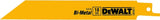 DEWALT DW4811B25 Reciprocating Saw Blade, Applicable Materials: Angle Iron, Metal, Rubber, 3/4 in W, 6 in L