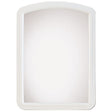 Erias 22 in. H X 16 in. W White Plastic Wall Mirror, Pack of 6
