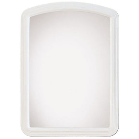 Erias 22 in. H X 16 in. W White Plastic Wall Mirror, Pack of 6