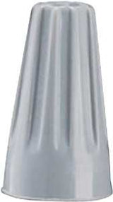 Gardner Bender WireGard GB-1 Series 10-001 Wire Connector, Gray, 22 to 16 AWG Wire, Steel Contact, 100/CT
