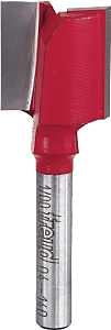 Freud 04-140 Double-Flute Straight Bit, 3/4 in Dia Cutter, 3/4 in L Cutting, 2-1/8 in OAL, 1/4 in Dia Shank
