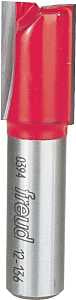 Freud 12-136 Router Bit, 5/8 in Dia Cutter, 2-1/2 in OAL, 1/2 in Dia Shank, 2-Cutter, Carbide