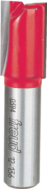 Freud 12-136 Router Bit, 5/8 in Dia Cutter, 2-1/2 in OAL, 1/2 in Dia Shank, 2-Cutter, Carbide