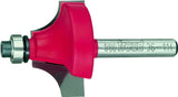 Freud 36-114 Series Router Bit, 3/8 in Dia, 1-3/8 in Dia Cutter, 2-3/16 in OAL, 1/4 in Dia Shank, 4-Cutter, Carbide