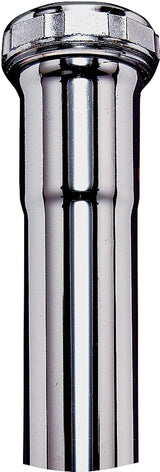 Plumb Pak PP128CP Tee and Tailpiece with Baffle, 1-1/2 in, Slip-Joint, Brass