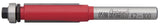 Freud 42-100 Bearing Flush Trim Bit, 3/8 in Dia Cutter, 1 in L Cutting, 2-13/16 in OAL, 1/4 in Dia Shank, 2-Cutter