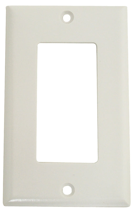 Eaton 2151W-BOX Wallplate, Standard-Size, 4-1/2 in L, 2-3/4 in W, 1-Gang, Thermoset, White