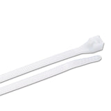 Gardner Bender 45-312 Cable Tie, 3 in Max Bundle Dia, Double-Lock Locking, 6/6 Nylon, Natural, 11 in L, 12/BAG