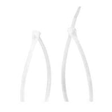 Gardner Bender 45-312 Cable Tie, 3 in Max Bundle Dia, Double-Lock Locking, 6/6 Nylon, Natural, 11 in L, 12/BAG