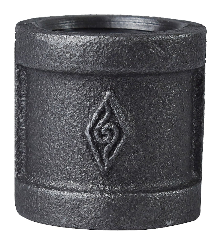 ProSource 21-3/4B Pipe Coupling, 3/4 in, FIP, Steel, 40 Schedule, 300 psi Pressure