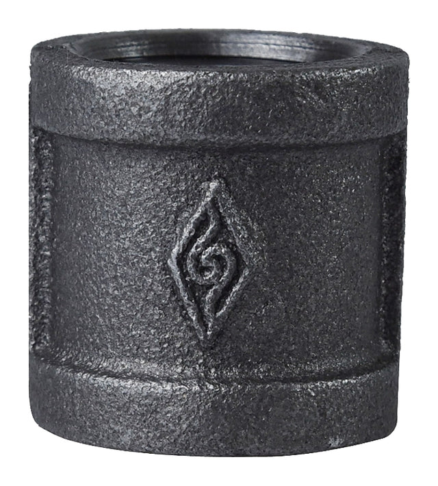 ProSource 21-3/4B Pipe Coupling, 3/4 in, FIP, Steel, 40 Schedule, 300 psi Pressure