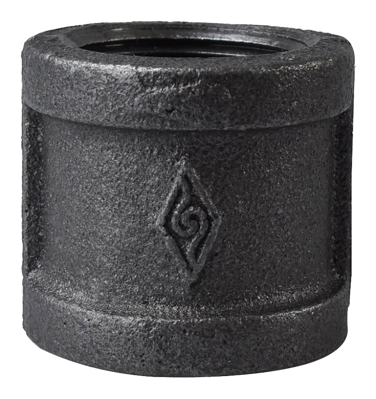 ProSource 1 BM Pipe Coupling, 1 in, FIP, Steel, 40 Schedule, 300 psi Pressure