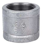 ProSource 21-1 1/2G Pipe Coupling, 1-1/2 in, Threaded, Malleable Steel, SCH 40 Schedule, 300 psi Pressure