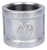 ProSource 21-2G Pipe Coupling, 2 in, Threaded, Malleable Steel, SCH 40 Schedule, 300 psi Pressure