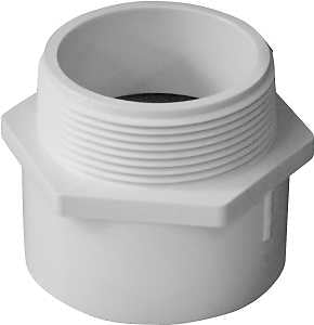 IPEX 435607 Pipe Adapter, 2 in, Socket x MPT, PVC, SCH 40 Schedule