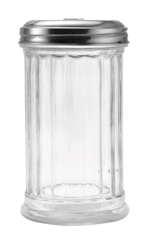 Lifetime 12 oz Clear Glass Sugar Pourer Sugar Pourer 3.1 in. D 1 pk, Pack of 4