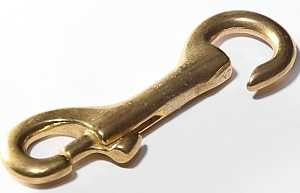 Baron 231B Chain Snap, 3/8 in Snap Opening, 3-1/2 in L Dimensions, 70 lb Working Load, Bronze