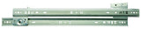 Knape & Vogt 1300P ZC 12 Drawer Slide, 75 lb, 12 in L Rail, 1/2 in W Rail, Steel, Zinc