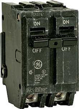 GE THQL2150 Feeder Circuit Breaker, Type THQL, 50 A, 2-Pole, 120/240 V, Non-Interchangeable Trip, Plug