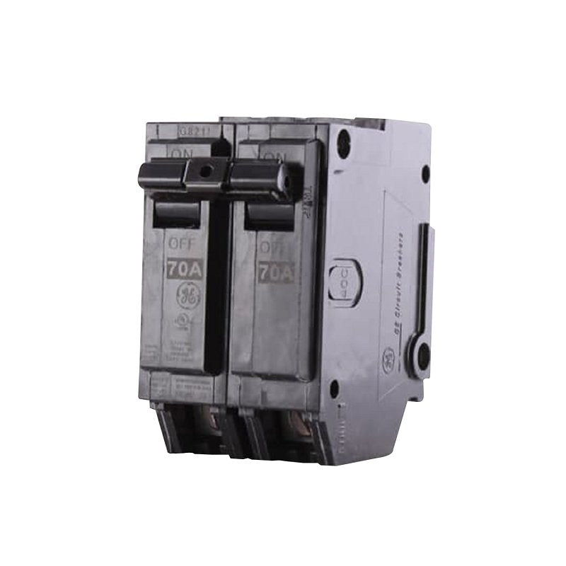 ABB THQL2170 Feeder Circuit Breaker, Type THQL, 70 A, 2-Pole, 120/240 V, Non-Interchangeable Trip, Plug