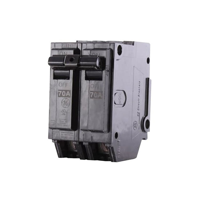 ABB THQL2170 Feeder Circuit Breaker, Type THQL, 70 A, 2-Pole, 120/240 V, Non-Interchangeable Trip, Plug