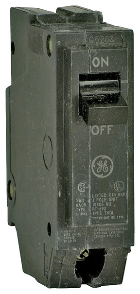 ABB THQL1115 Feeder Circuit Breaker, Type THQL, 15 A, 1-Pole, 120/240 V, Non-Interchangeable Trip, Plug