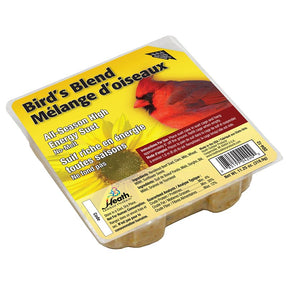 Heath DD4-12 Sunflower Seed Wild Bird Food, 11.25 oz, All-Season, Suet, Cake, Bird's Blend, Pack of 12