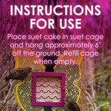 Heath DD-15 Suet Cake, All-Season, Berry, 11.25 oz, Pack of 12